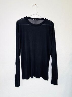 Thermasilk 100% Silk Base Layer Thermal Shirt Black Mens XXL Lightweight Vintage